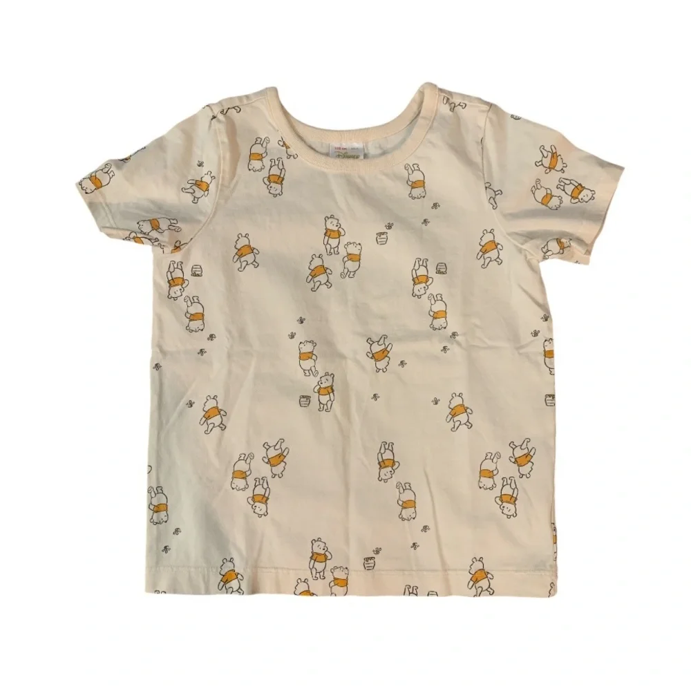 Disney by Hanna Andersson T-shirt Winnie The Pooh Pattern Off White 5 Casual
